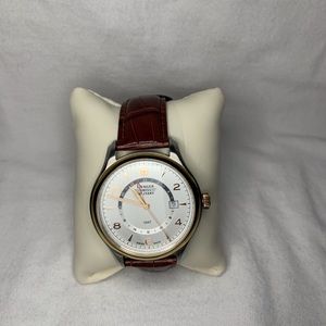 Wenger Men’s Silver Dial Leather band Watch